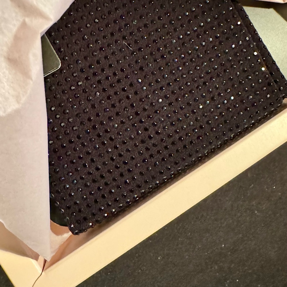 ❤️ WOLFORD $515 SERGIO ROSSI STUDS EMBELLISHED TIGHTS BLACK MEDIUM SPECIAL EVENT - Picture 7 of 11